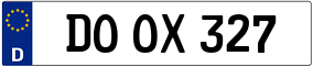 Truck License Plate